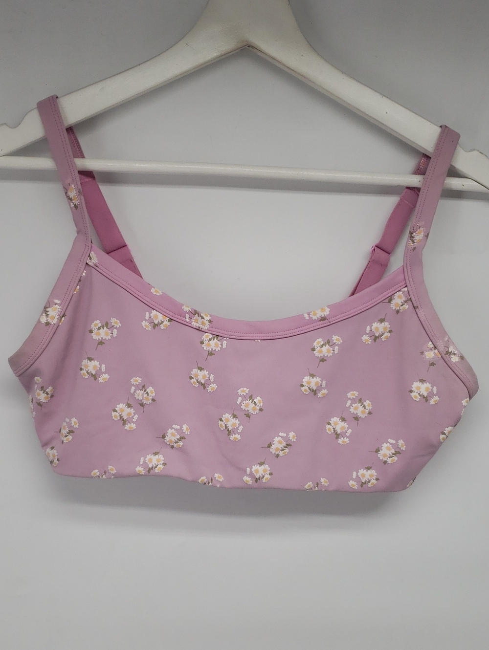 aerie Pink Floral Sports Bralette